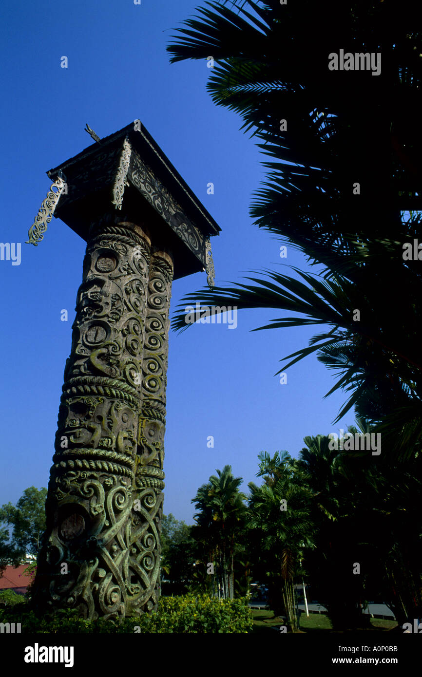 Malaysia Kuching native carving Stock Photo Alamy