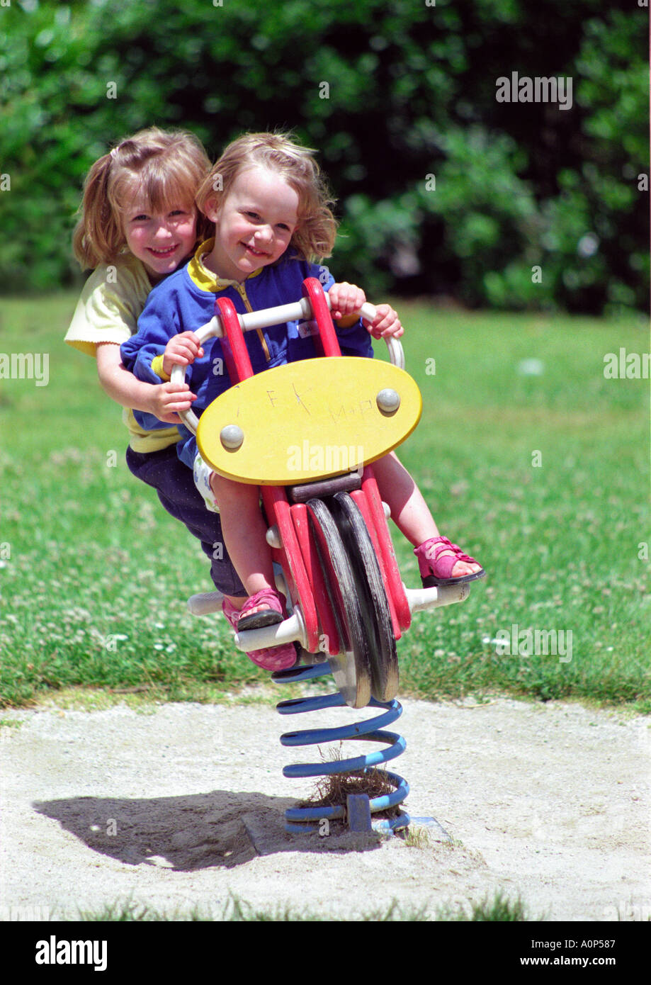 Children on a ride hi-res stock photography and images - Alamy