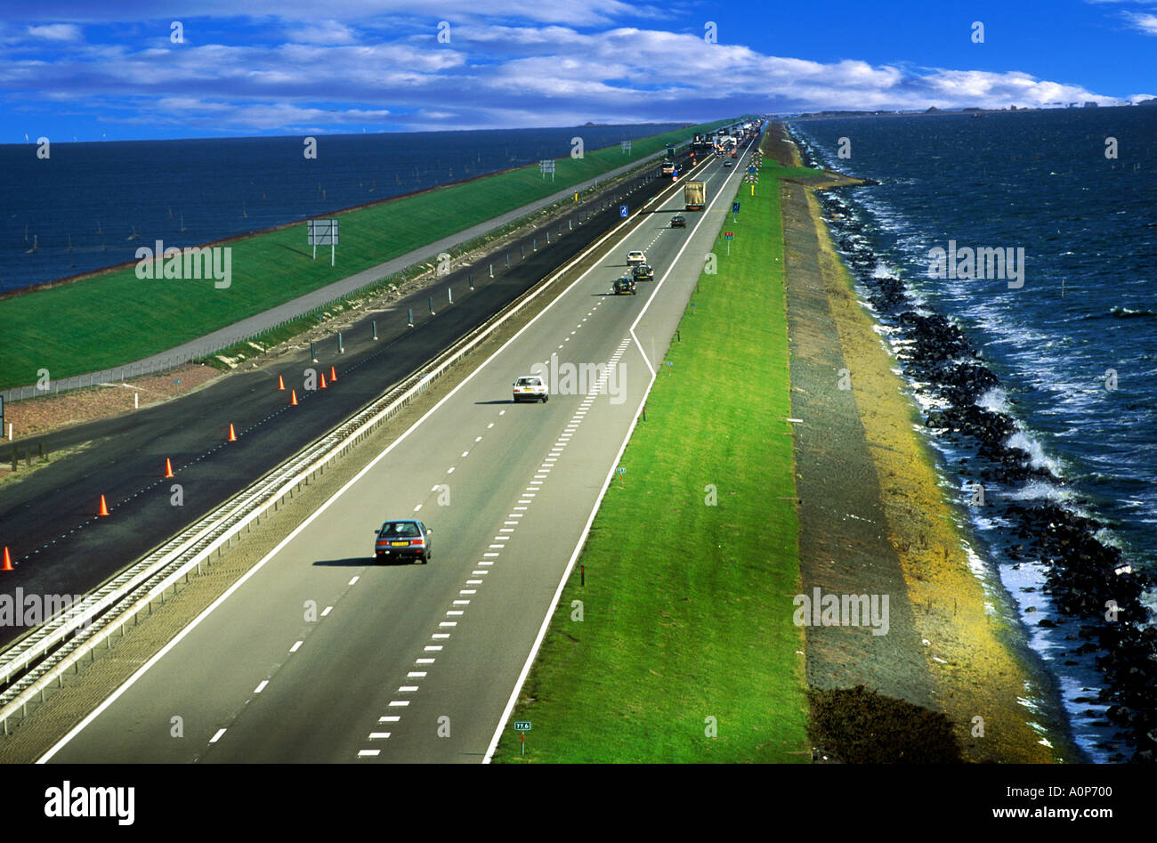 ZUIDER ZEE DAM IN THE NETHERLANDS Stock Photo 1861375 Alamy