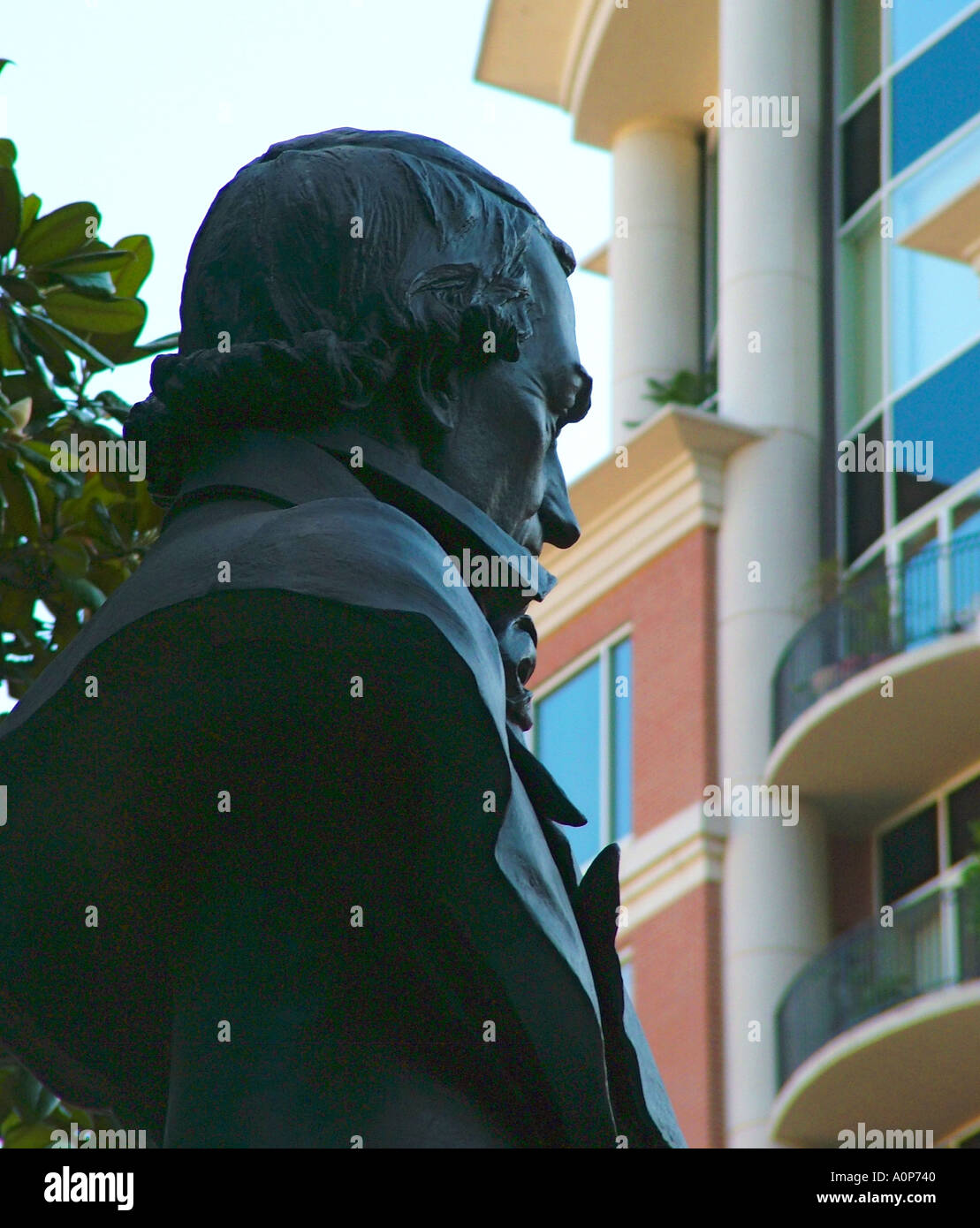 Benjamin Franklin statue Lafayette Square New Orleans Louisiana USA