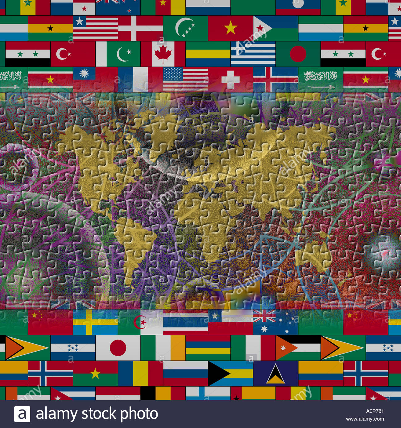 Jigsaw Puzzle Cube Flags of The World 100 Pieces Earth Countries UK for sale online