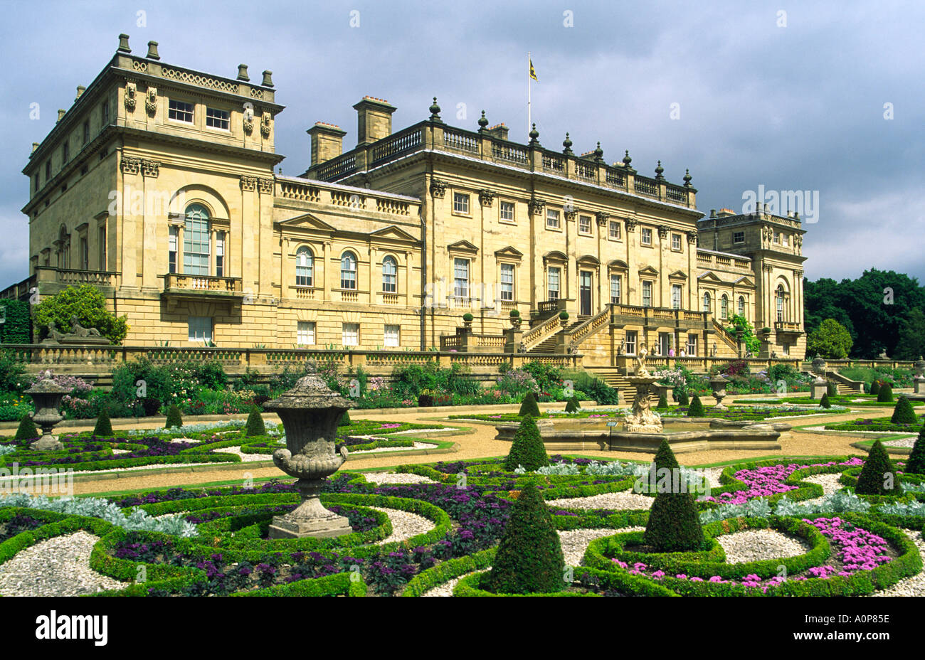 Harewood House stately home, Leeds, West Yorkshire, England. Home of