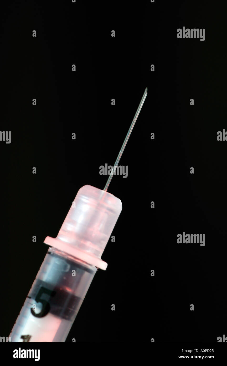 Hypodermic needle Stock Photo
