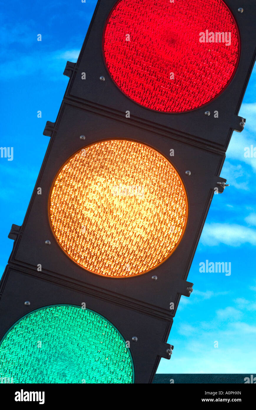 Stop Light Traffic Signal With Red Green And Yellow Lights Simultaneously On Stock Photo Alamy Stop Light Traffic Signal With Red Green And Yellow Lights Simultaneously On Stock Photo Alamy
