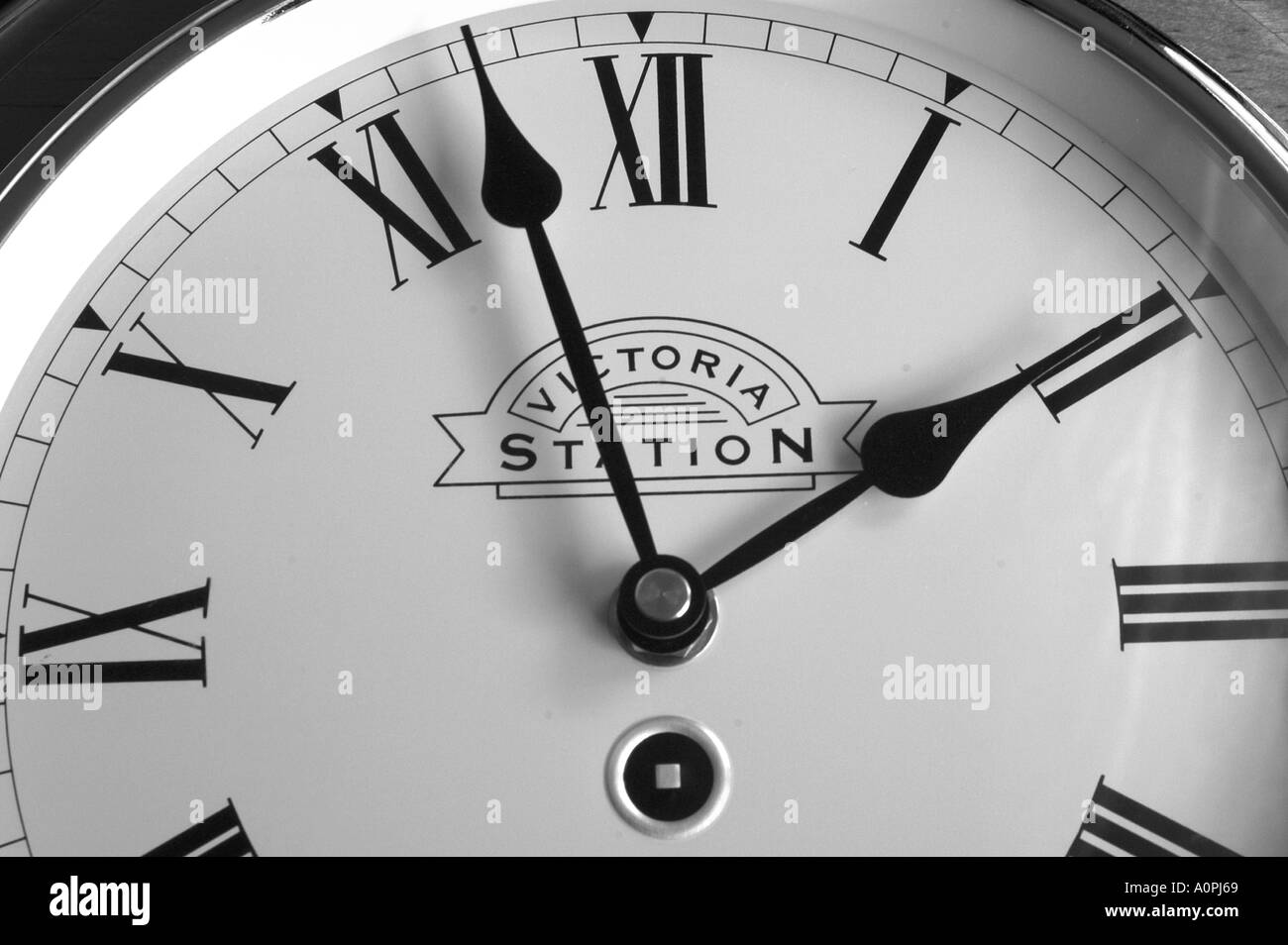 A roman numeral clock face Stock Photo Alamy