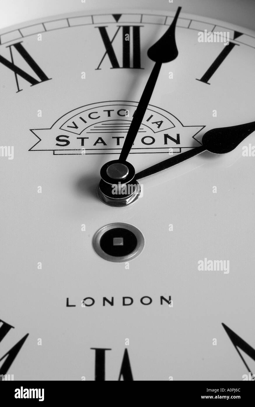 A roman numeral clock face Stock Photo Alamy