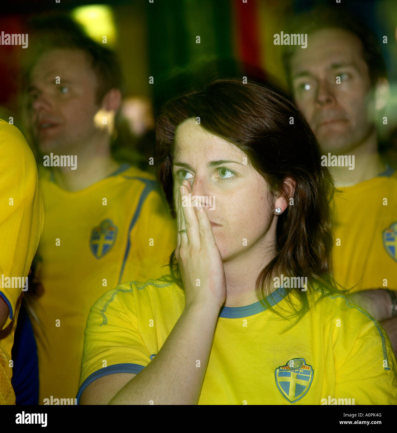Sweden Fans Swedish football fan world cup hi-res stock photography and images - Alamy