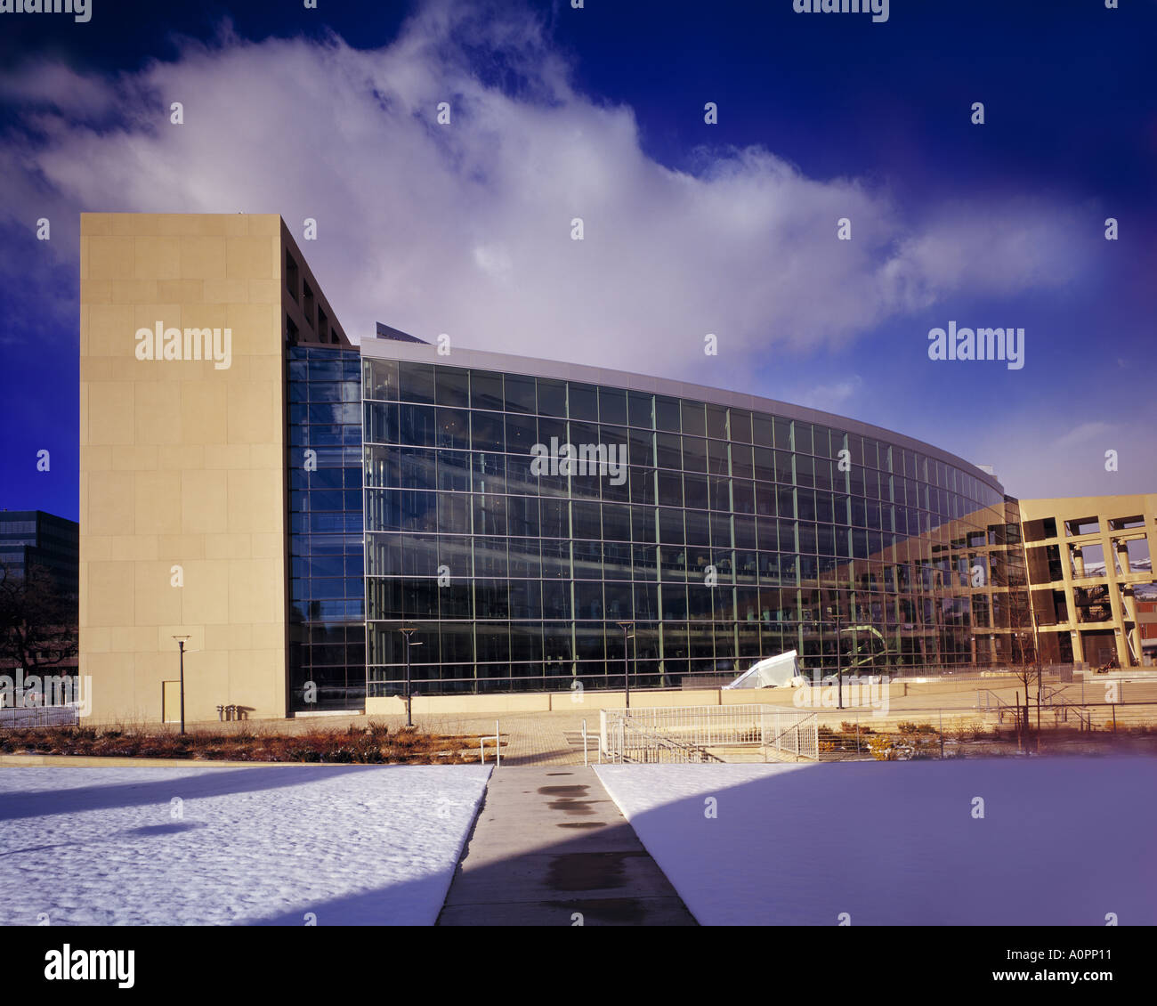 Main Library Salt Lake City Utah Stock Photo - Alamy