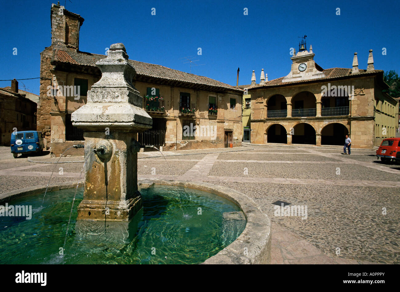 Ayllon Segovia province Castilla y Leon Spain Europe Stock Photo