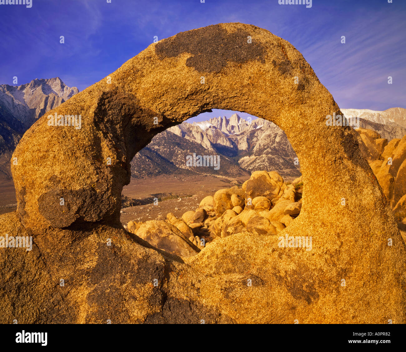 Alabama Hills Arch in Owens Valley Sequoia National Park Alabama Hills