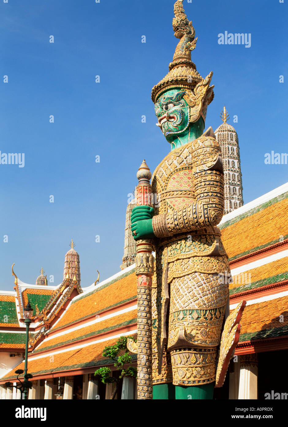 Guardian statue Grand Palace Bangkok Thailand Southeast Asia Asia Stock ...