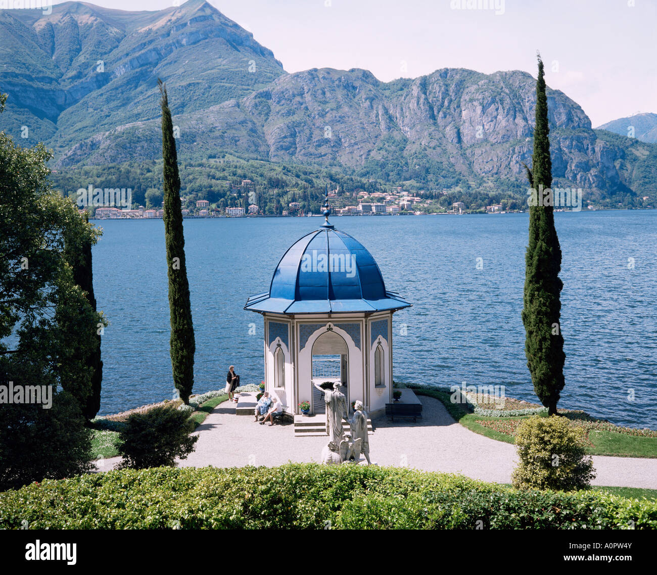 Villa Melzi Gardens Lake Como Lombardia Italy Europe Stock Photo
