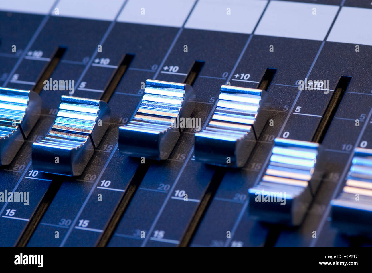 Digital mixing desk Stock Photo Alamy