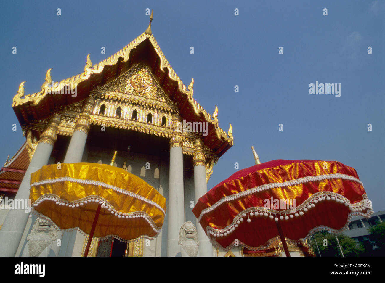 Thailand Bangkok Marble Temple Stock Photo - Alamy