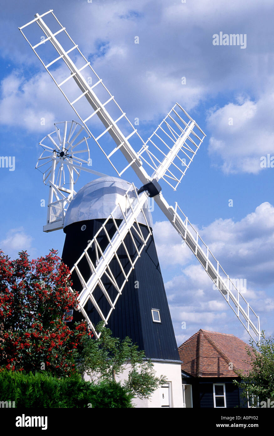 Windmill Swaffham Prior Cambridgeshire England UK Stock Photo