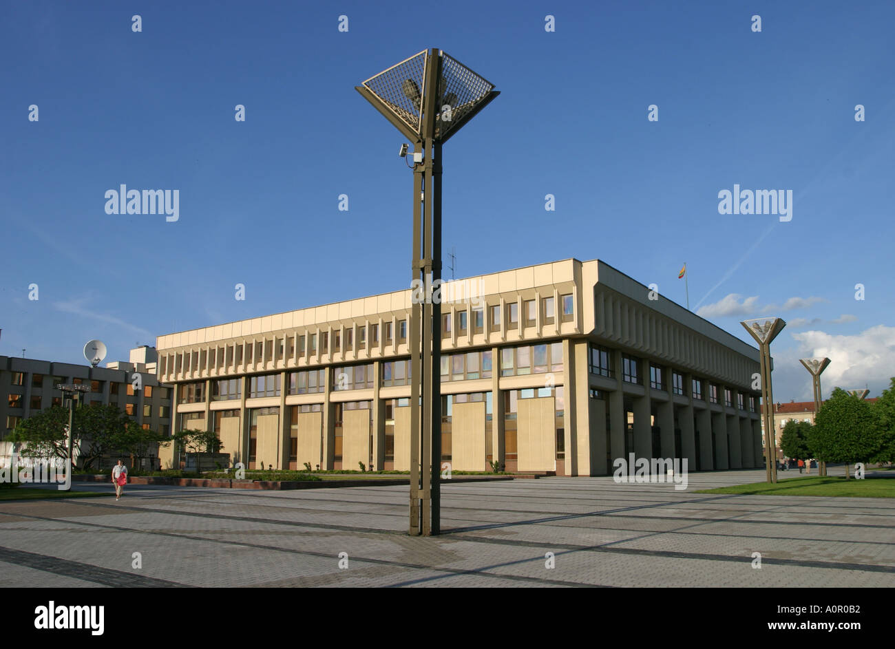 The Parliament building in Vilnius Lithuania Stock Photo