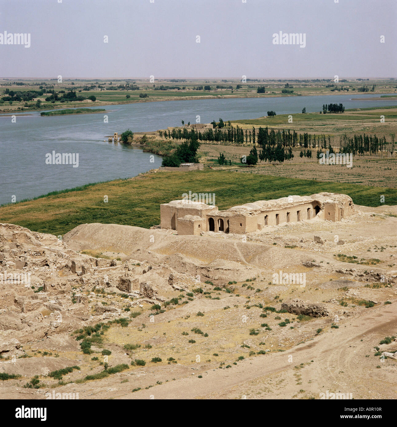 Mari and the Euphrates River Syria Middle East Stock Photo - Alamy