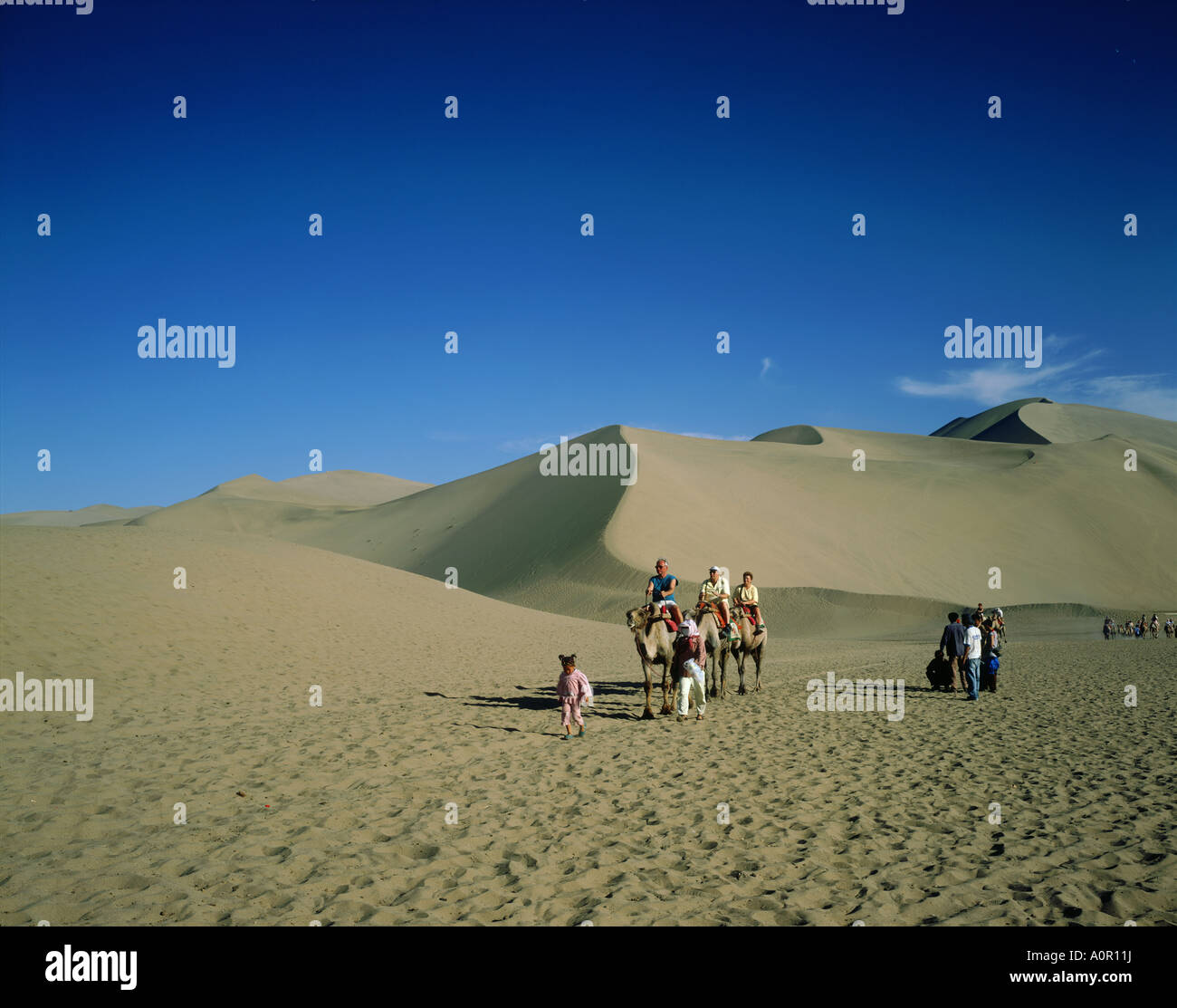 Mingsha Dune Silk Road Stock Photo