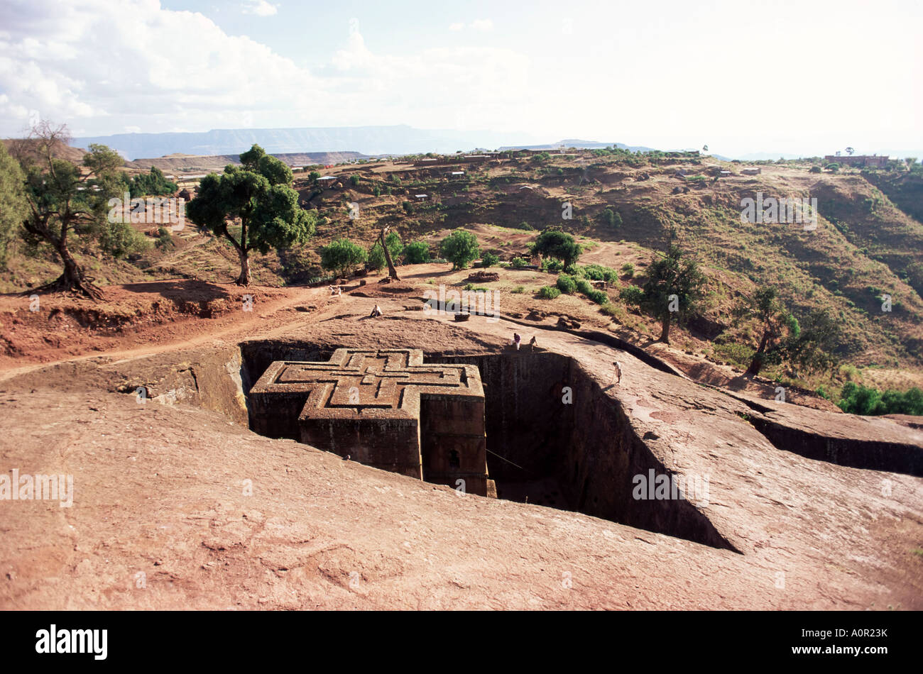 Bet Giorgis church Lalibela UNESCO World Heritage Site Ethiopia Africa ...