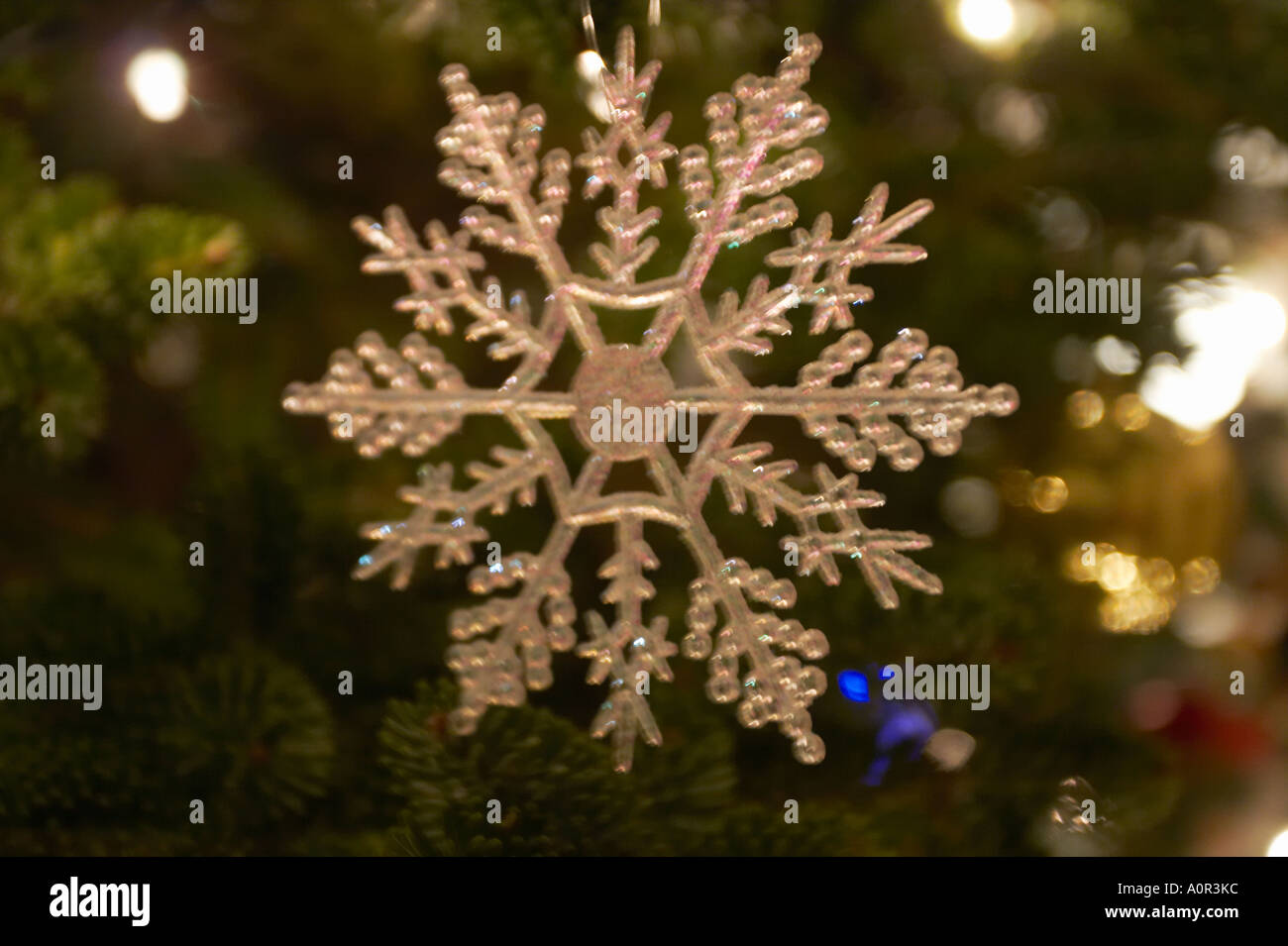 Christmas ornaments on a Christmas tree Stock Photo Alamy