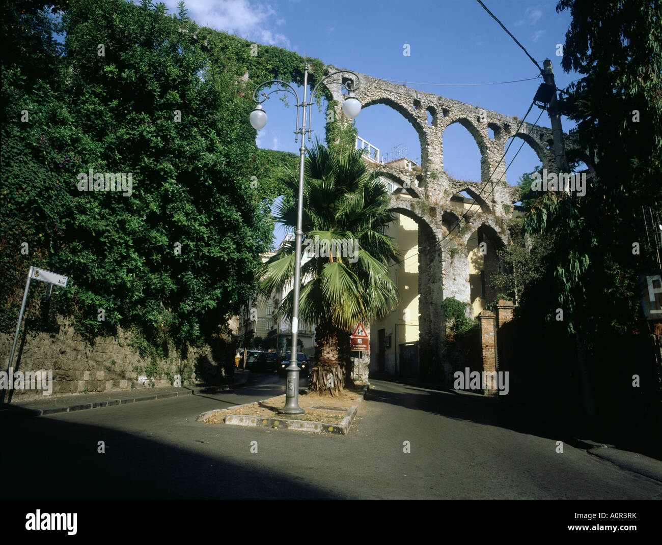 Aqueduct from Roman period Stock Photo