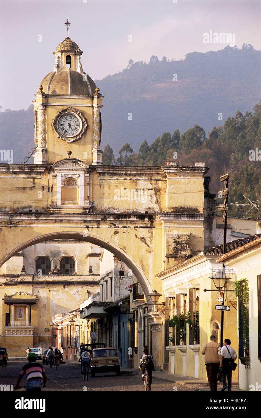 Arch of Santa Catalina dating from 1609 Antigua UNESCO World Heritage