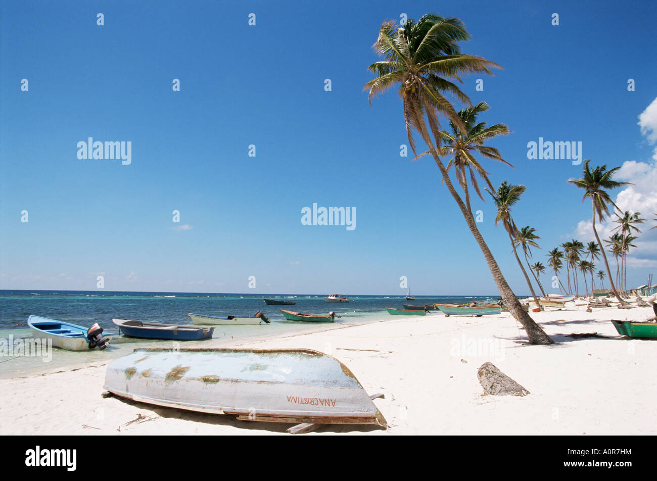 South coast Saona Island Dominican Republic West Indies Central America Stock Photo