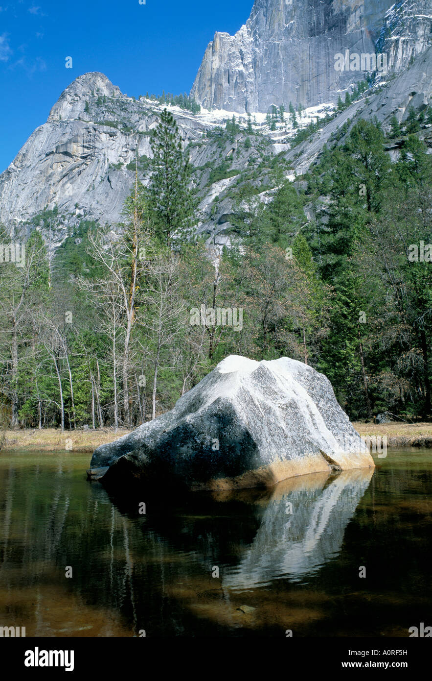 Mirror Lake and Half Dome Yosemite National Park UNESCO World Heritage ...