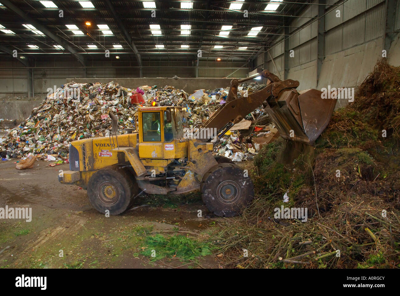 Waste disposal depot England United Kingdom Europe Stock Photo Alamy