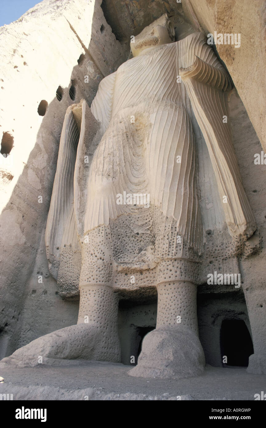 Statue of Buddha 38m high carved in the reign of Kanishka the Great