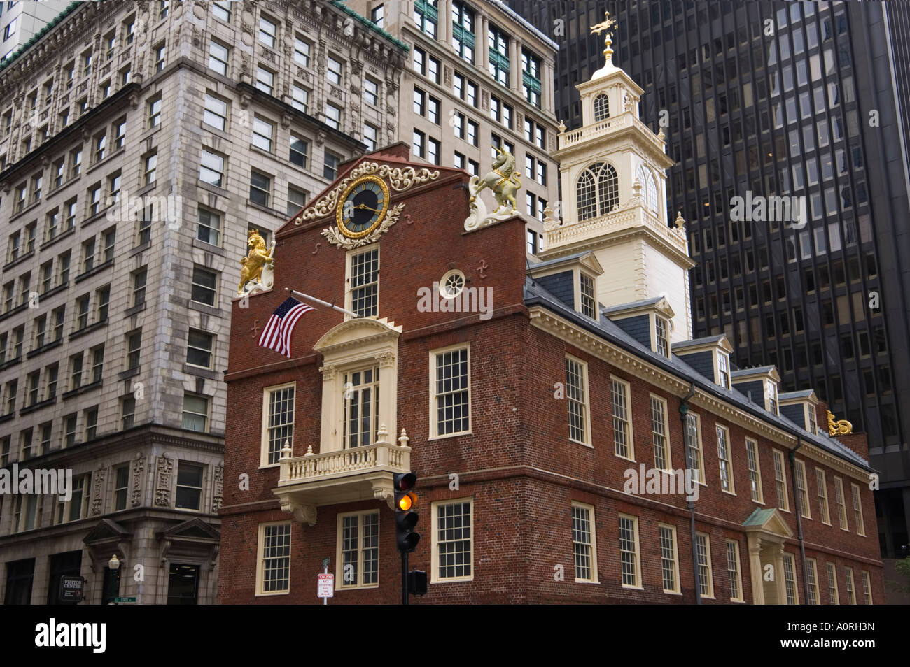 The Old State House built in 1713 Boston Massachusetts New England United States of America North America Stock Photo