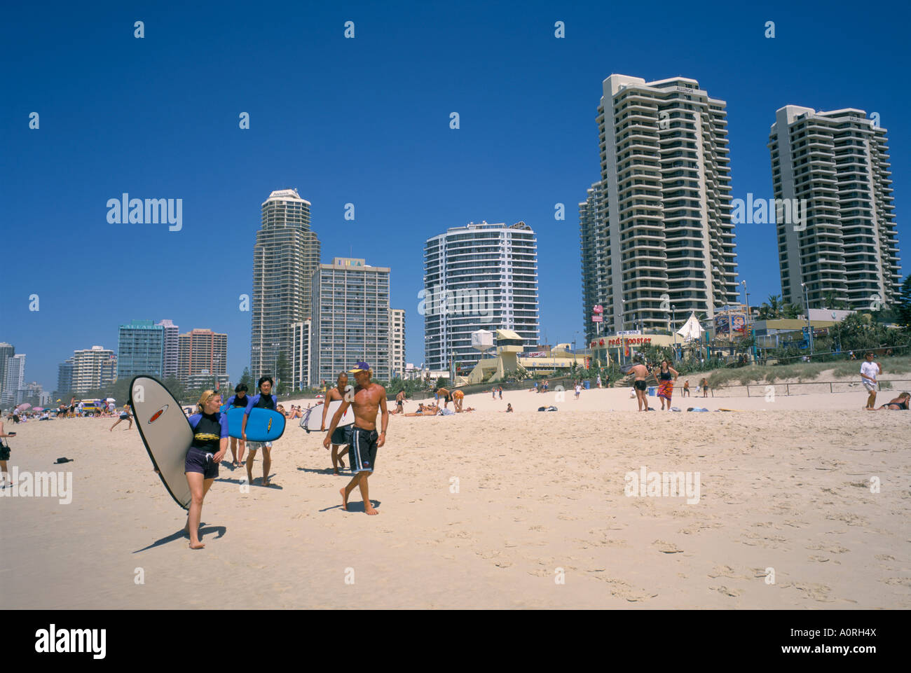 Beach central shopping mall and restaurants Surfers Paradise Gold Coast  Queensland Australia Pacific Stock Photo - Alamy