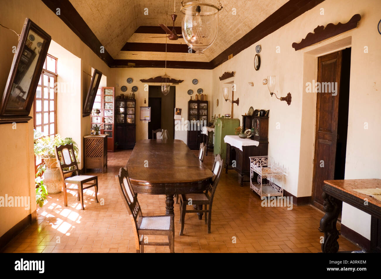 Braganza House an old Portuguese house Goa s largest private dwelling Chandor Goa India Asia Stock Photo