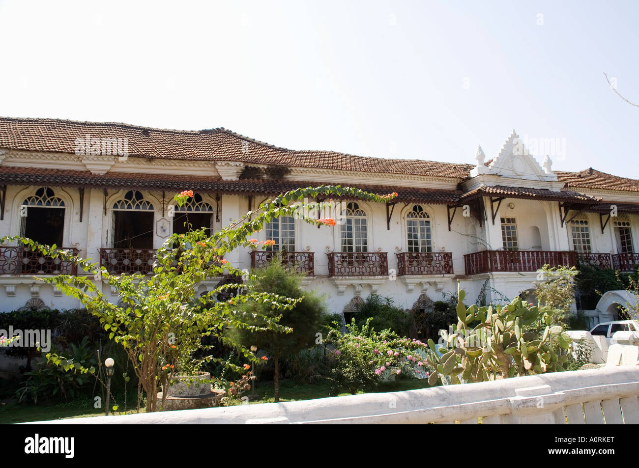 Braganza House an old Portuguese house Goa s largest private dwelling Chandor Goa India Asia Stock Photo