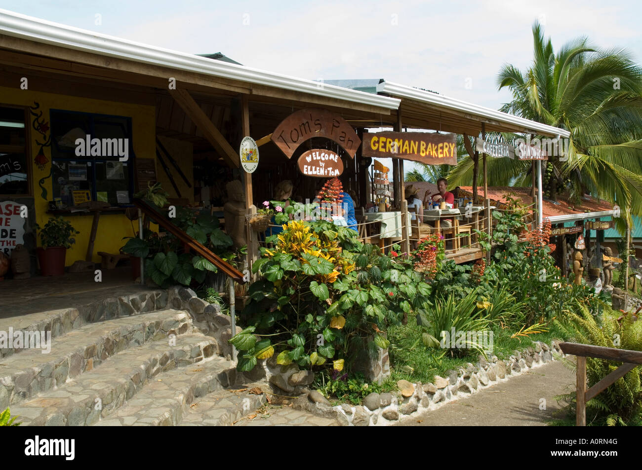German Bakery Nuevo Arenal Costa Rica Central America Stock Photo Alamy