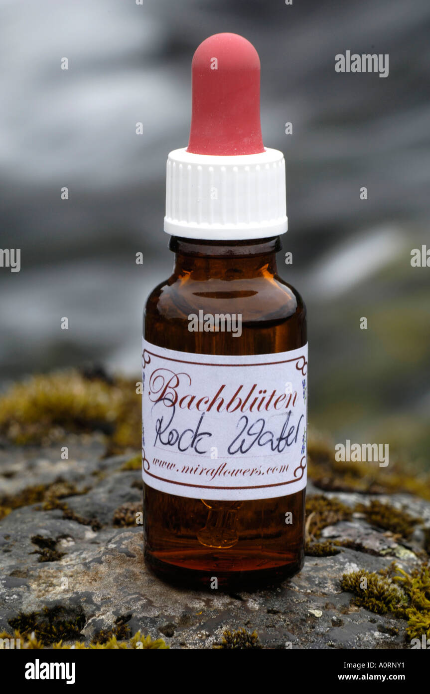 Bach Flower Stock Remedy Stock Photo Alamy