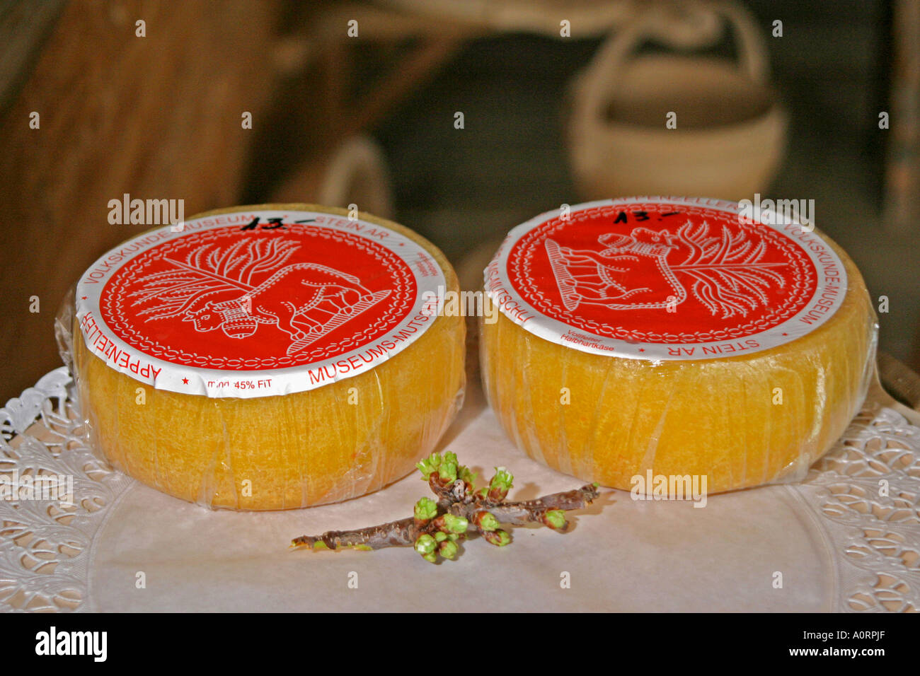 Appenzell Cheese Stock Photo