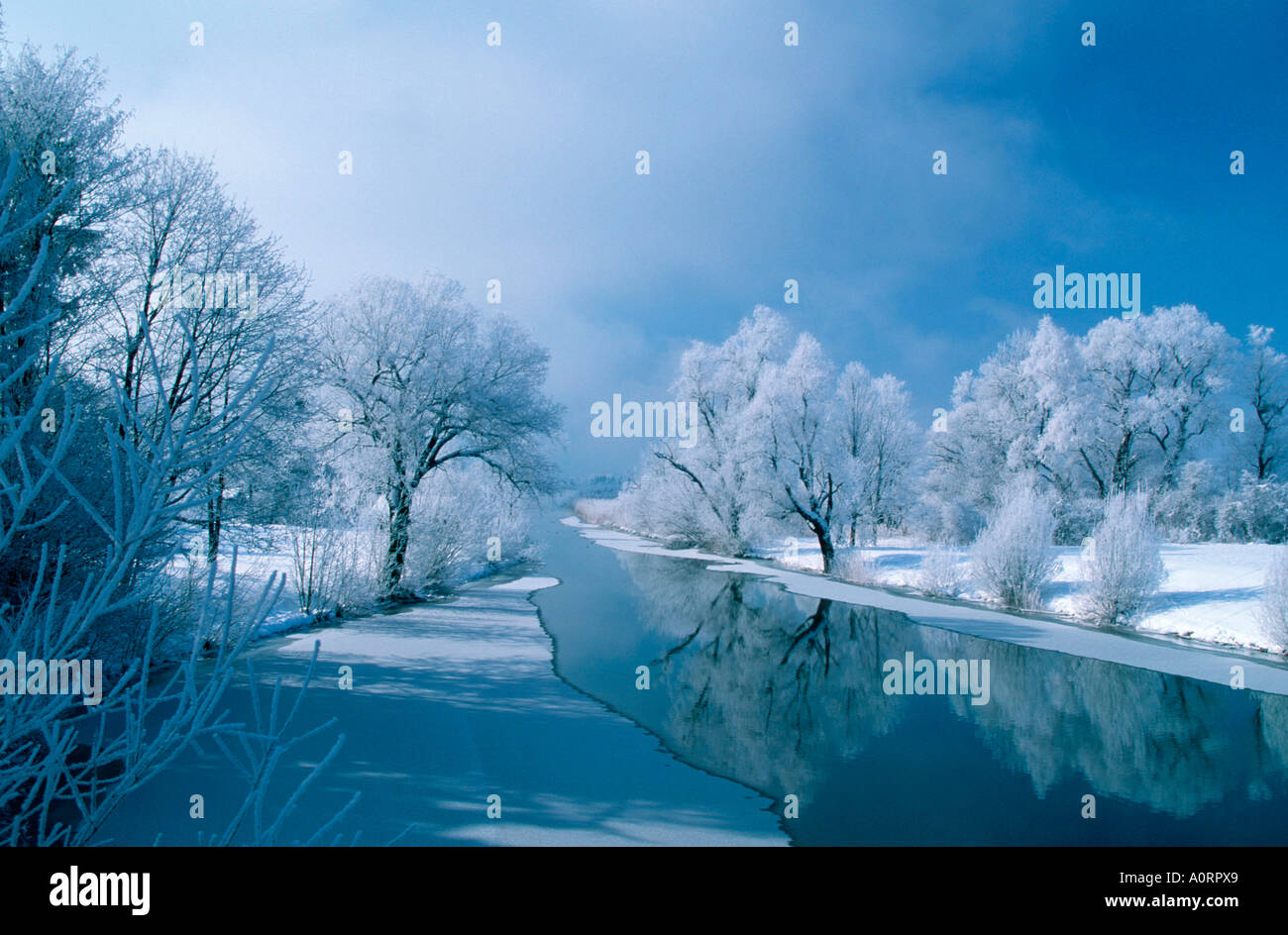 River Loisach / Fluss Loisach Stock Photo - Alamy
