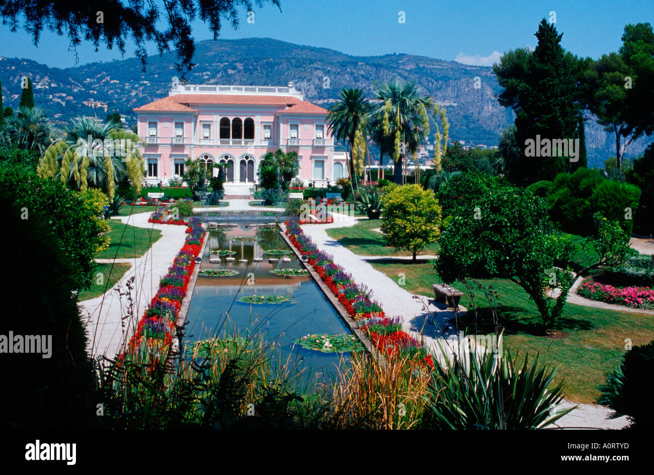 Villa Ephrussi de Rothschild / Saint Jean-Cap Ferrat Stock Photo - Alamy