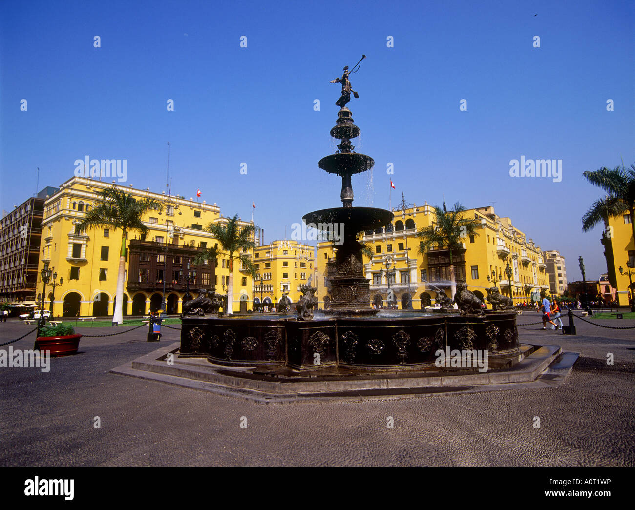 Plaza de Aemas Stock Photo