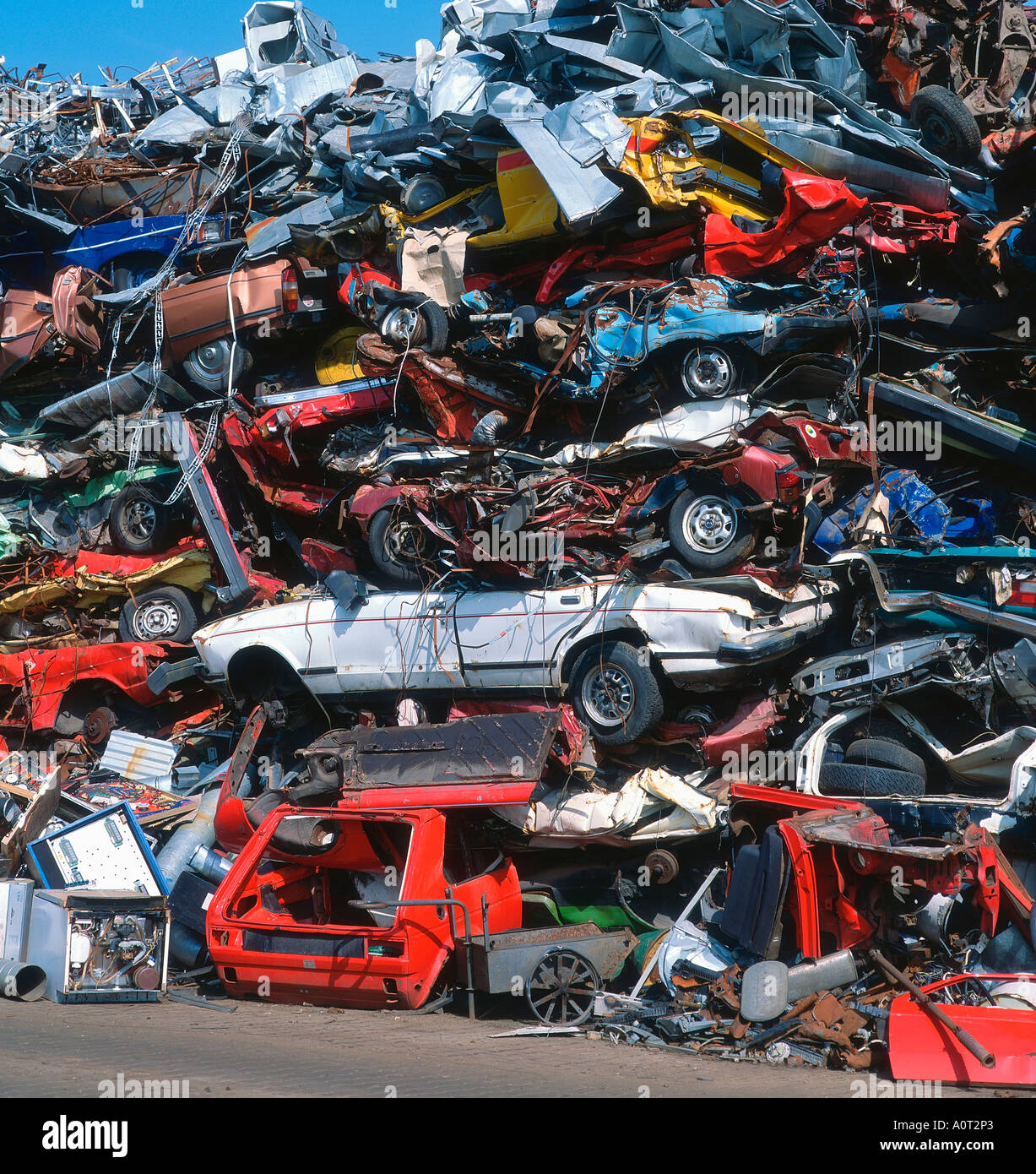 Scrap yard Stock Photo