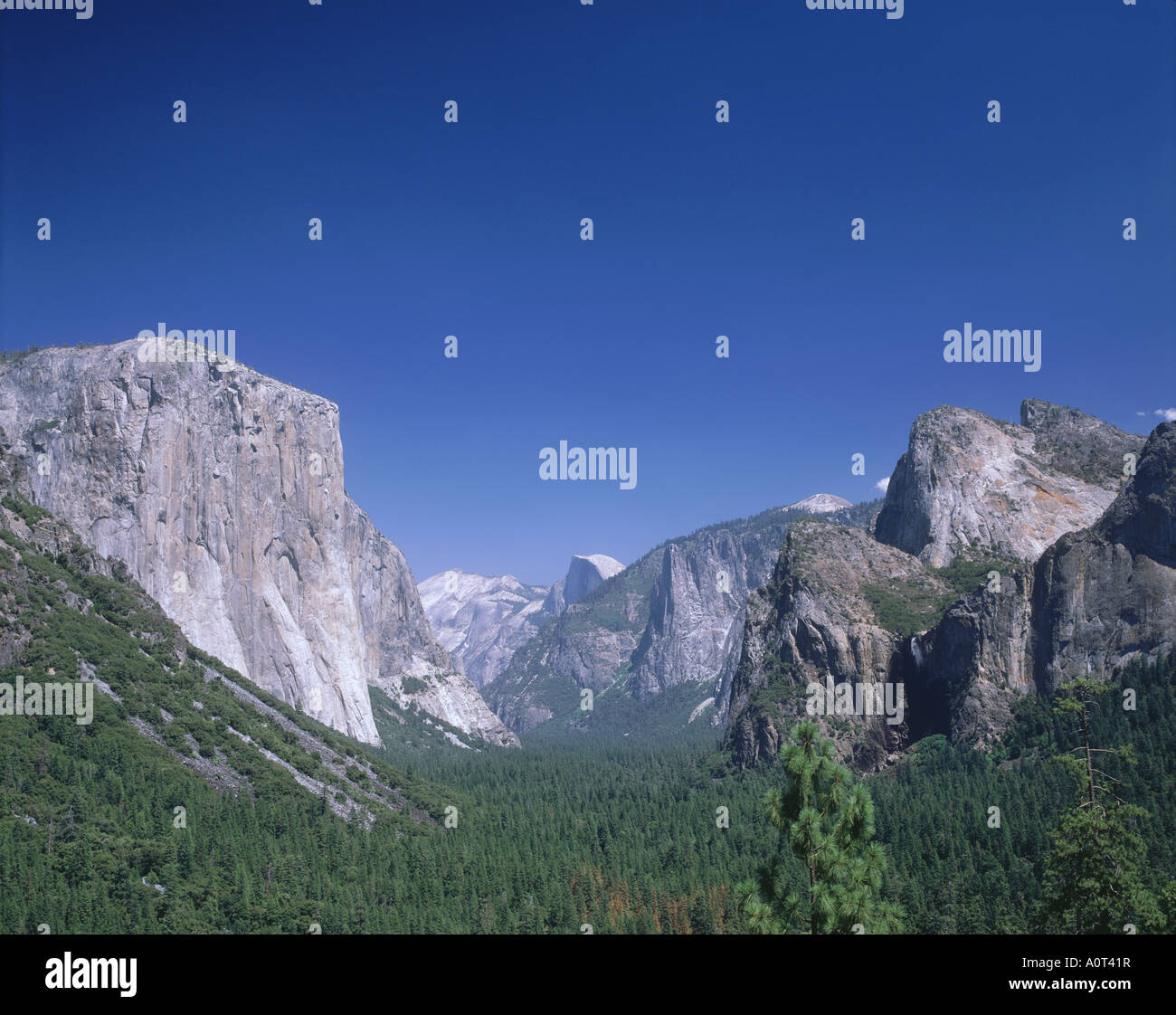 Tunnel View Yosemite National Park World Heritage Stock Photo - Alamy