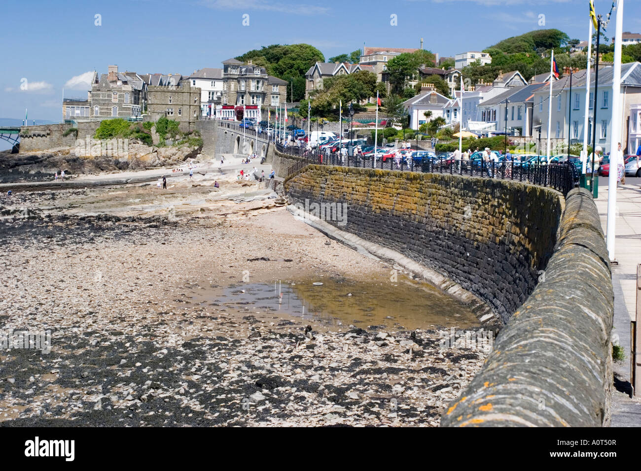 Clevedon seafront Stock Photo
