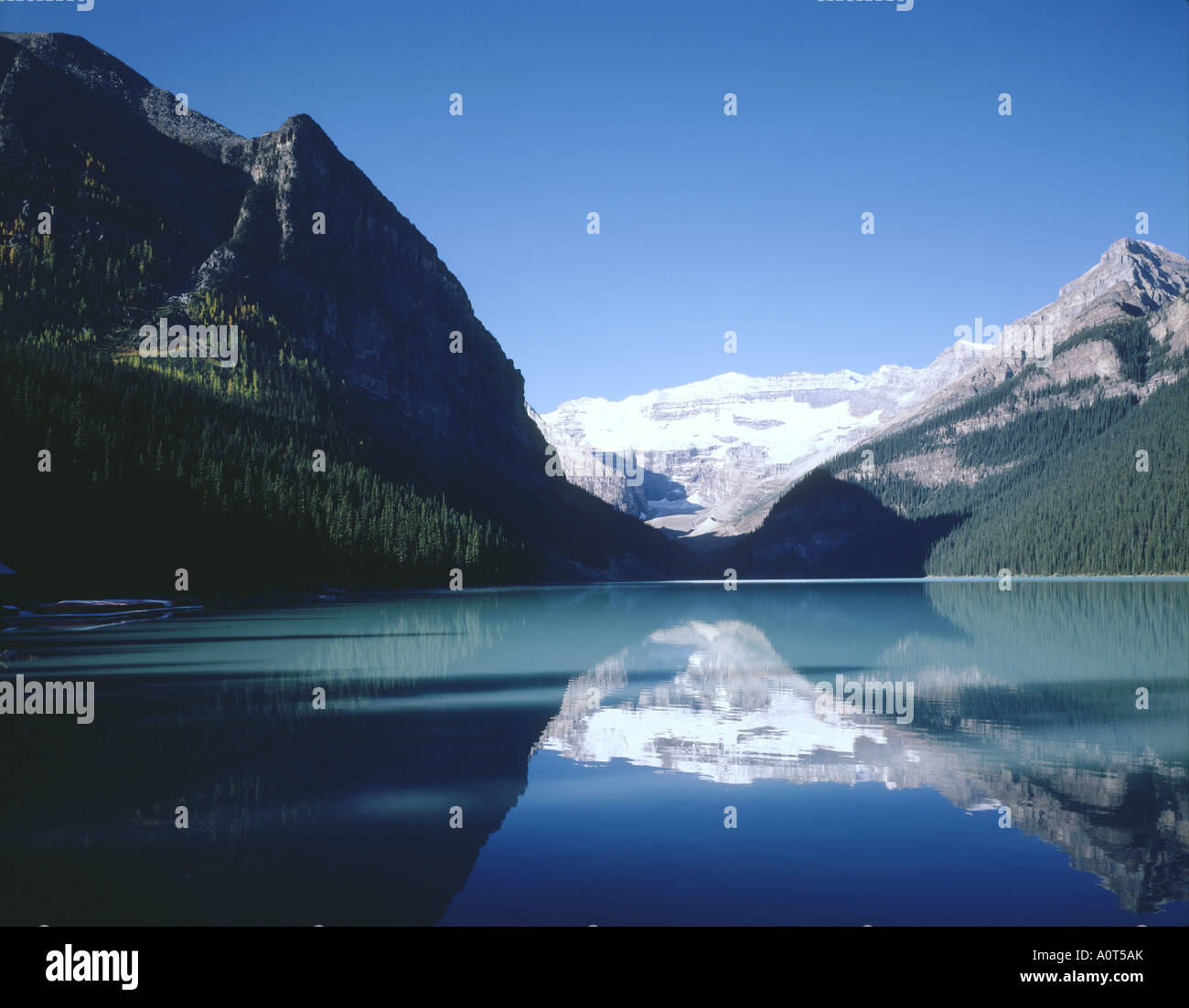 Lake Louise Banff National Park World Heritage Stock Photo - Alamy