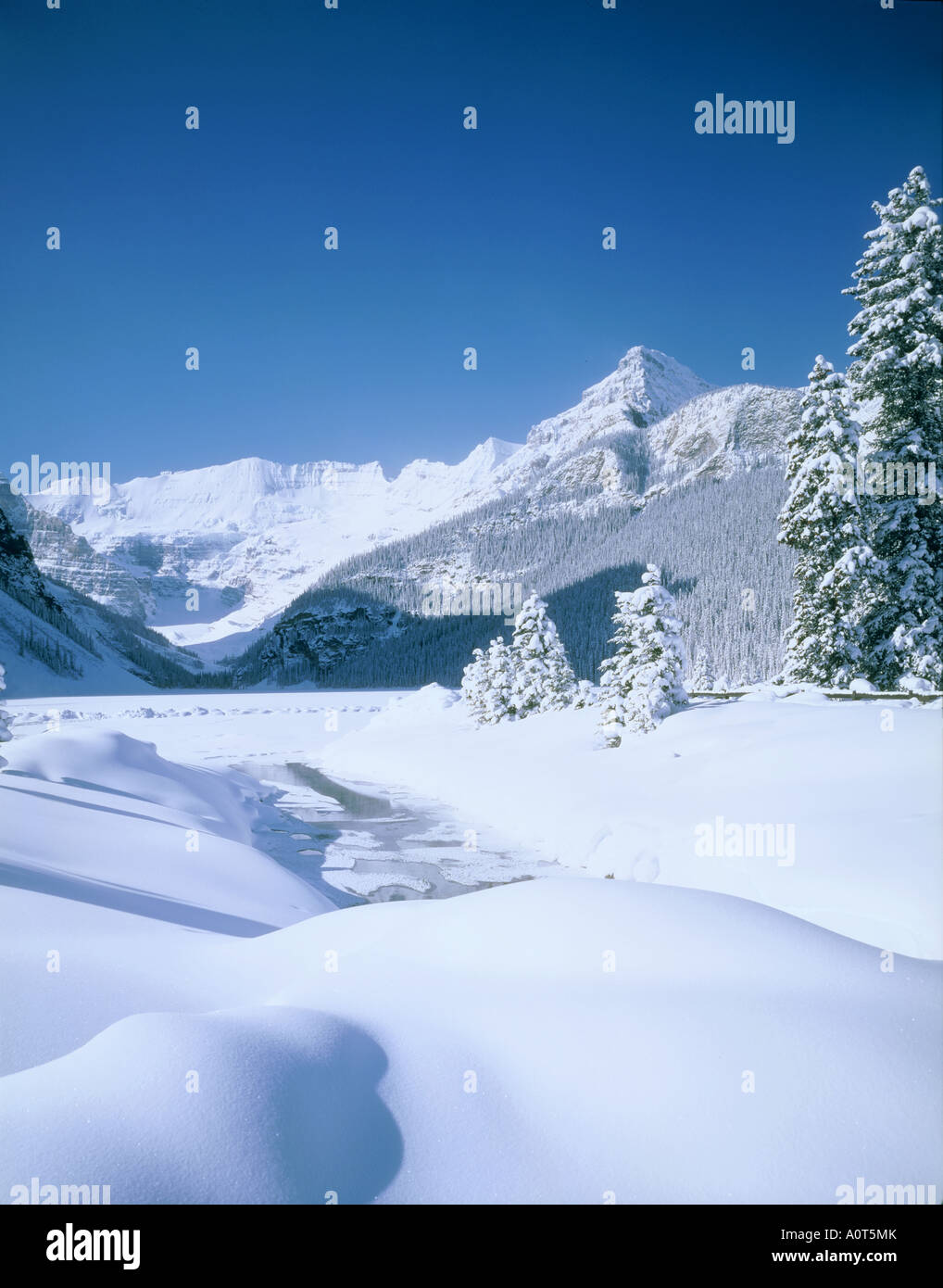 Lake Louise Banff National Park World Heritage Stock Photo - Alamy