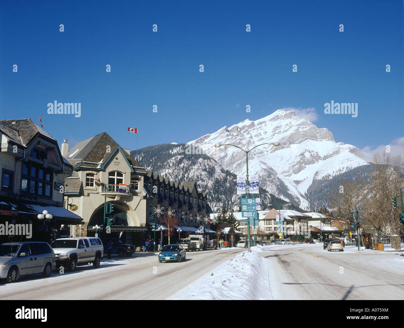 Banff National Park World Heritage Stock Photo - Alamy
