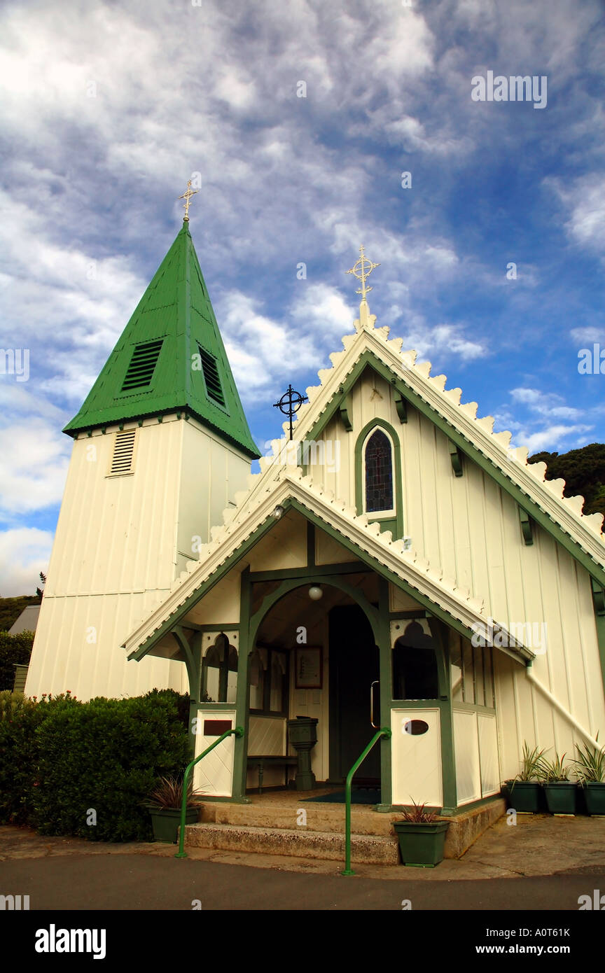 Akaroa catholic church hi-res stock photography and images - Alamy