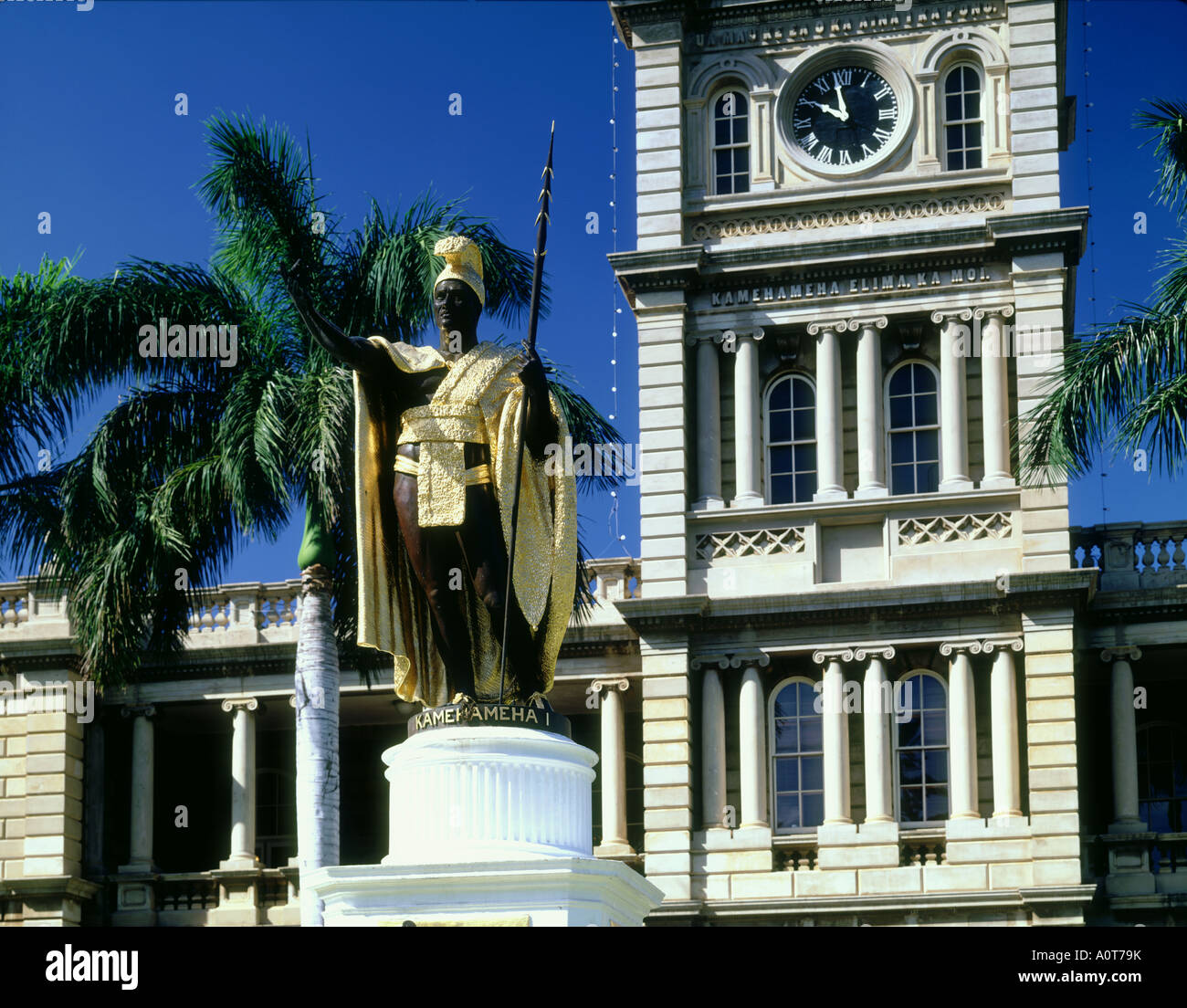 King Kamehameha Statue Stock Photo Alamy