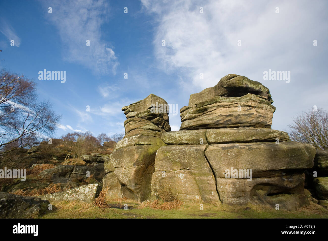 Brimham Rocks North Yorkshire UK England Stock Photo