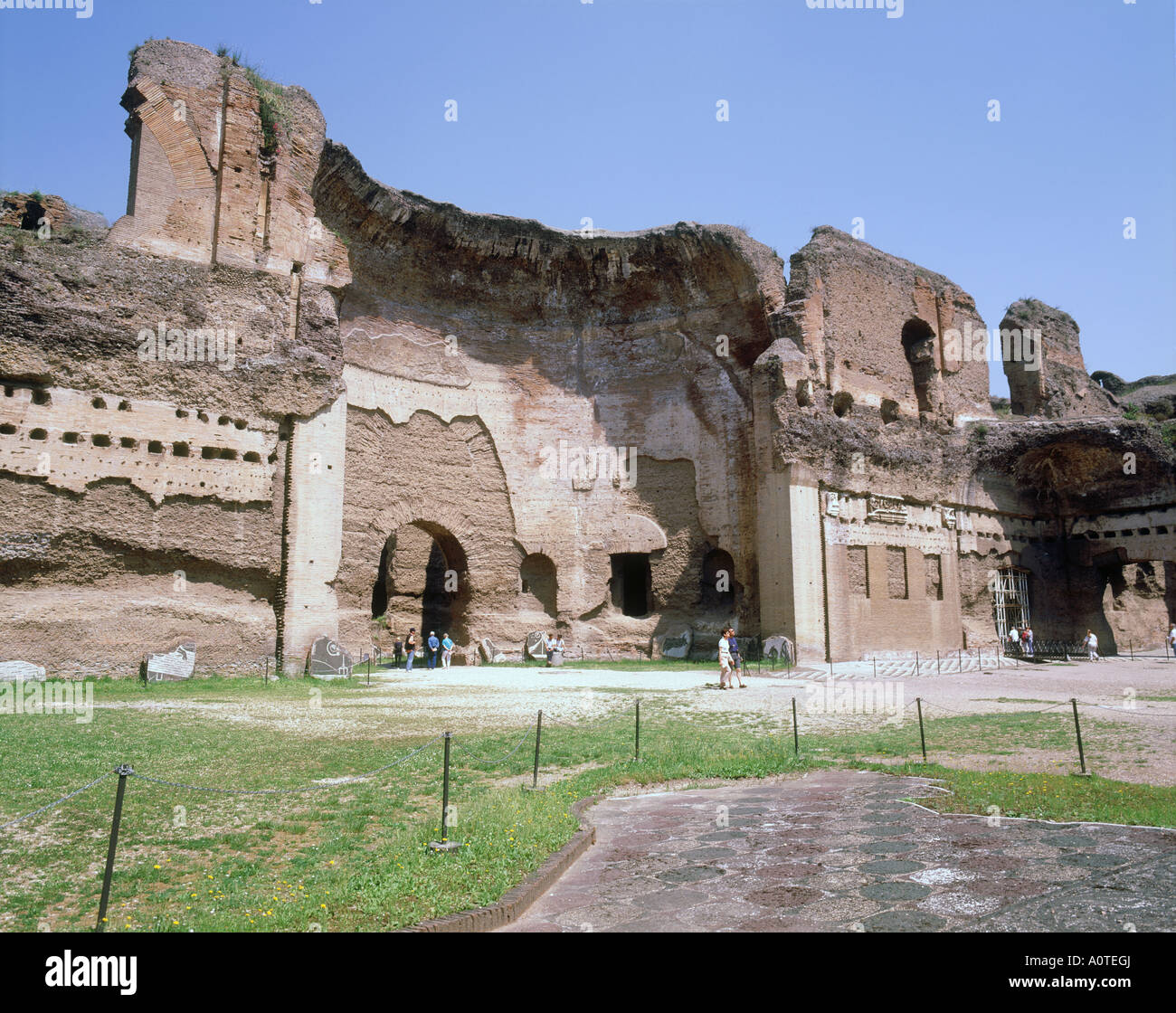 Terme di Caracalla World Heritage Stock Photo